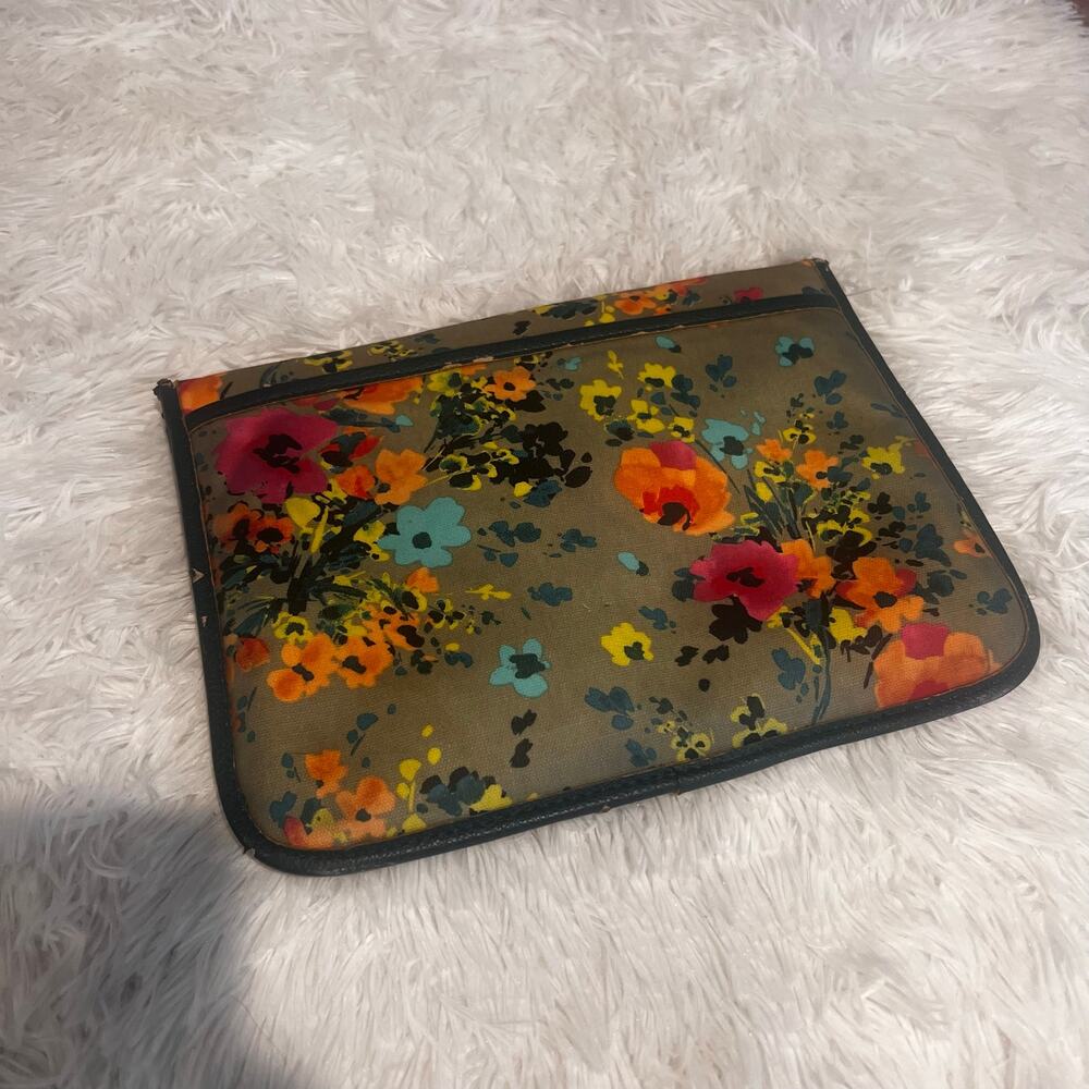 Anthropologie Floral iPad Tablet Case Cover 10.5x8.5 Pouch Organizer Stationary - Picture 4 of 7